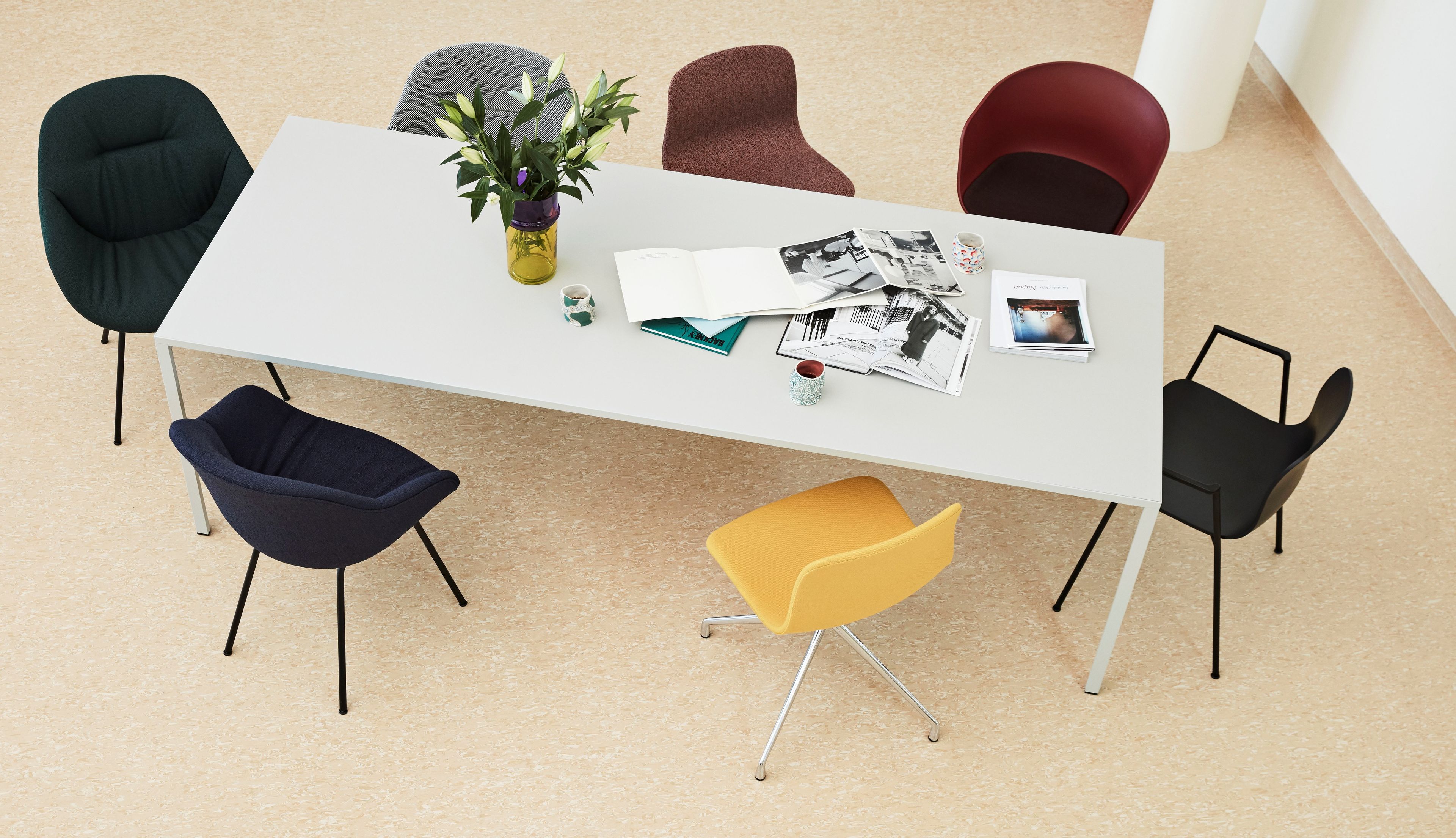 Стул из полипропилена со встроенной подушкой Hay About a Chair ARCH-00078002 - Вид №3