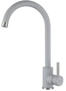 Кухонный смеситель Z-5410 серый GranFest QUARZ