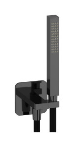 Дуплекс квадратный WE ARE IB eo022os Black Chrome Shower