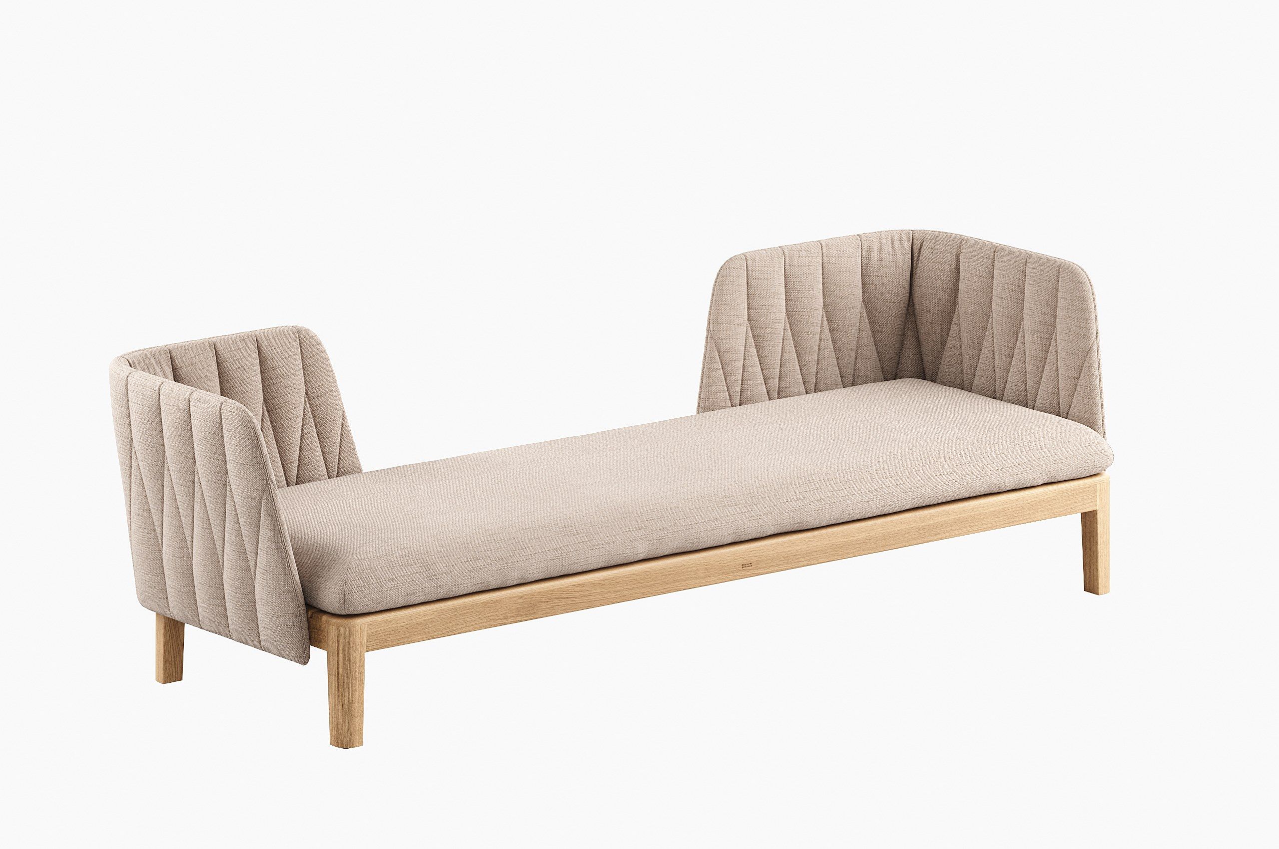 Садовая спальная кровать, обитая тканью и тиком Royal Botania Calypso Lounge ARCH-00150106 - Вид №13