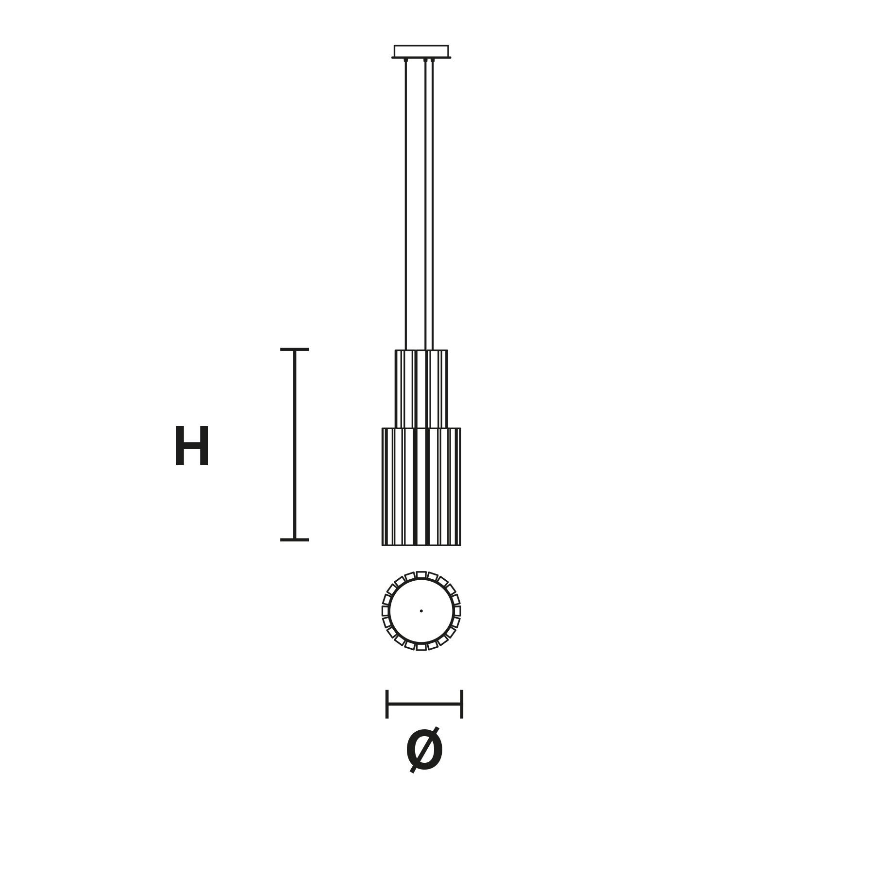 Стеклянный светодиодный подвесной светильник Masiero ARCH-00030909 - Вид №2