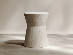 Guéridon круглый монолитный натуральный камень