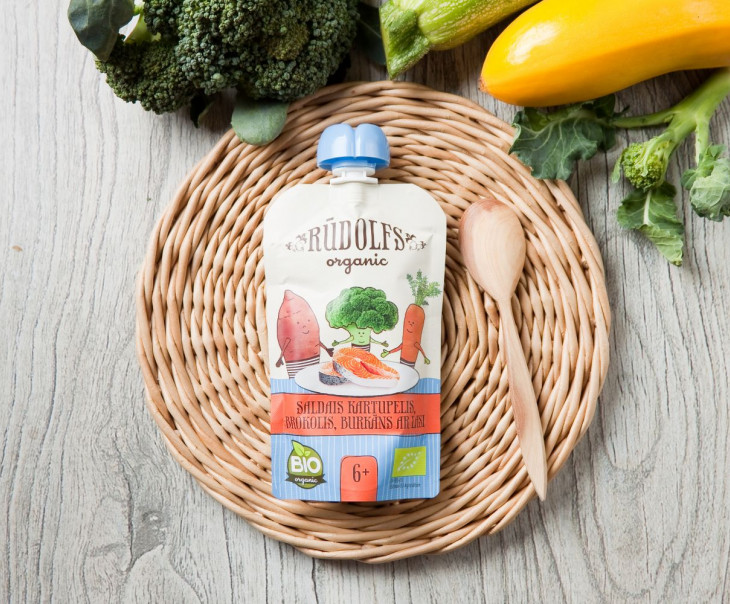 7145 Детское питание "Овощи с лососем" Вкусляндия 