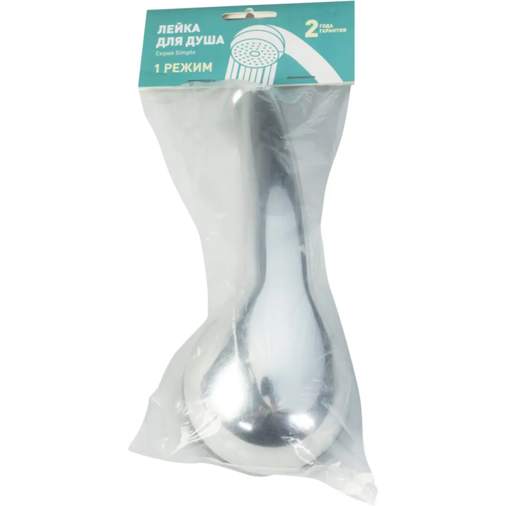 Лейка для душа Simple 1 режим цвет хром Santreyd STLM-2155358 - Вид №2