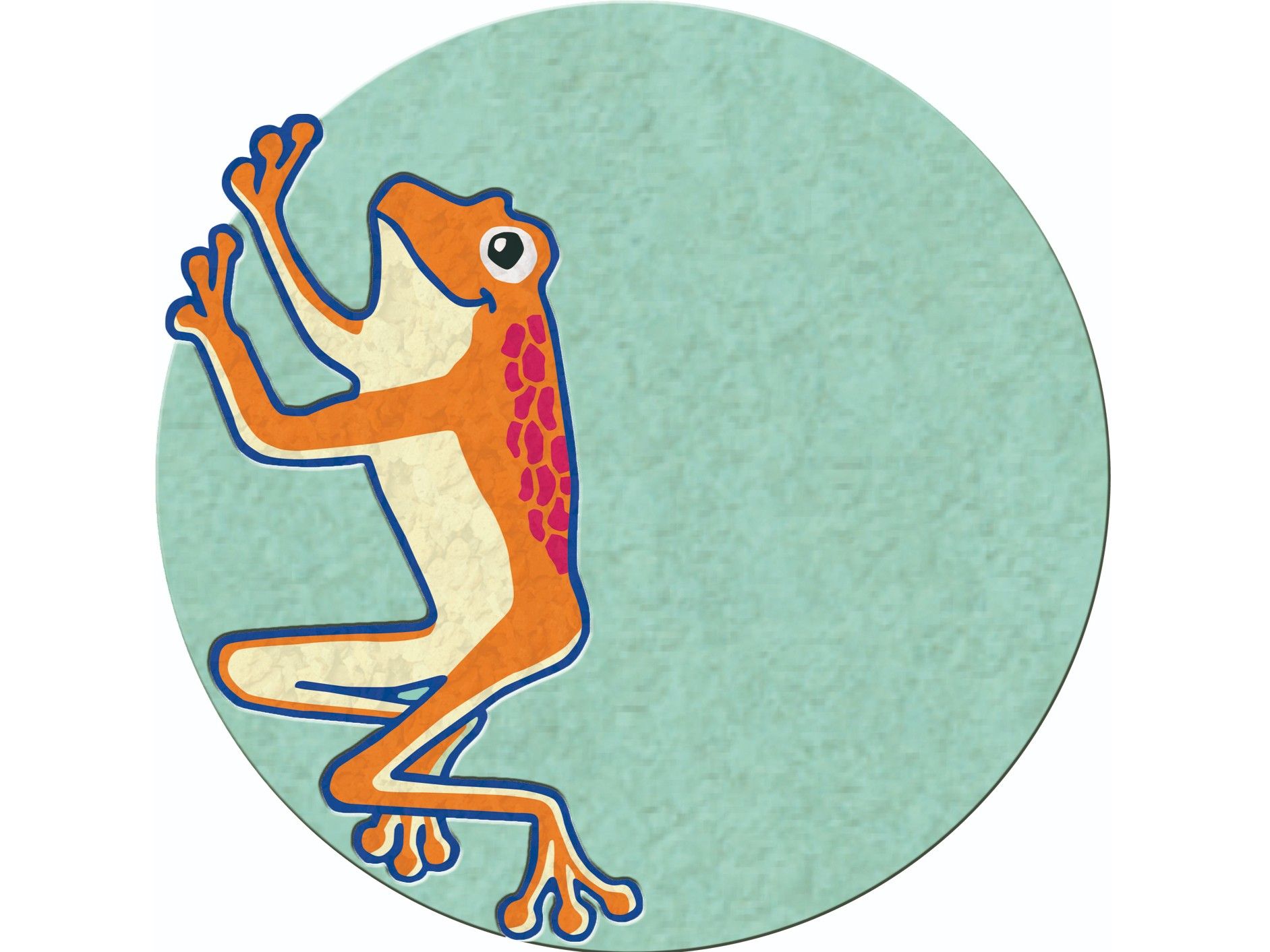 Круглый хлопковый коврик для детей Un Tapis à Paris Children ARCH-00035234