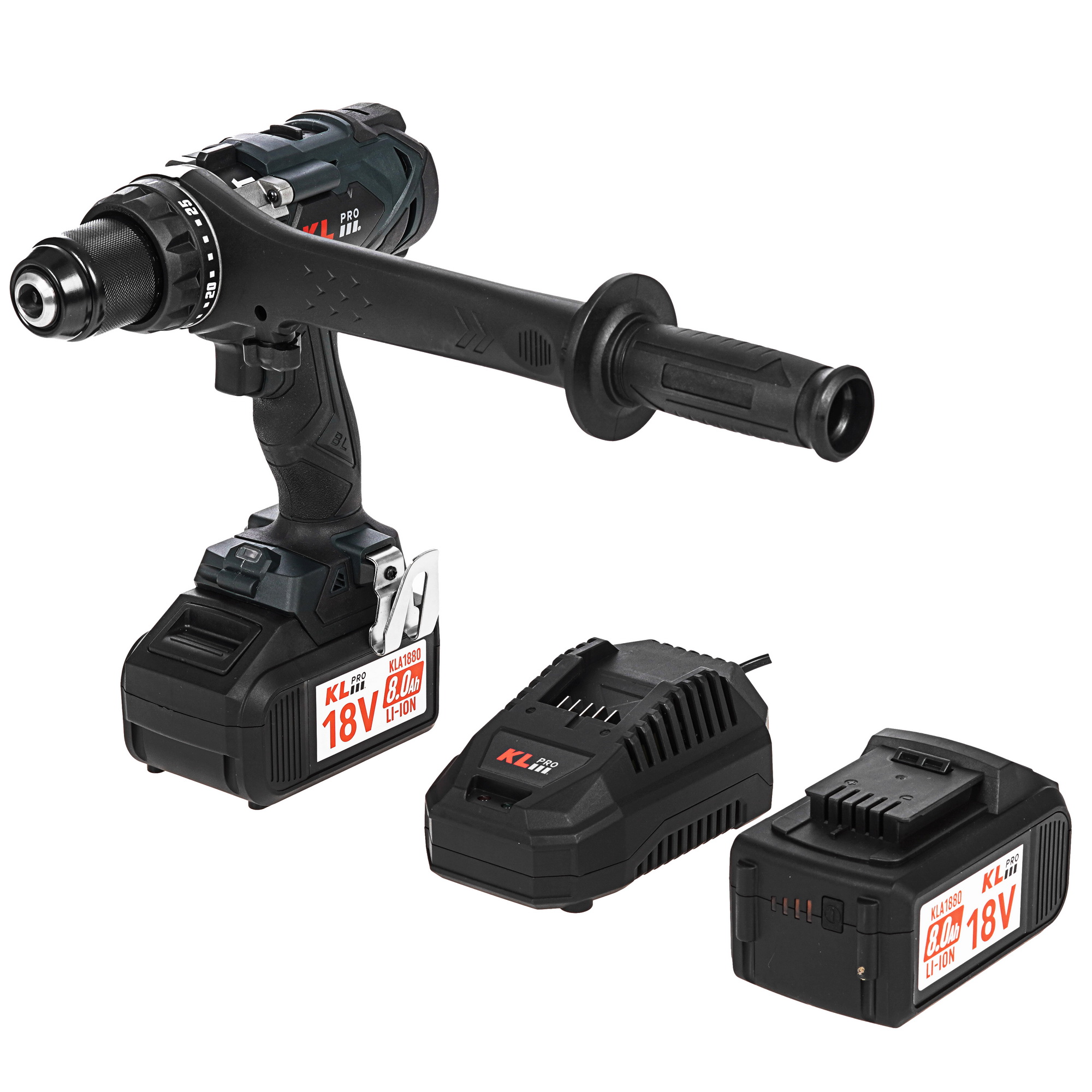 Дрель-шуруповерт KLPRO KLDM18BHX-80 9176489 STDN-0009444 - Вид №1