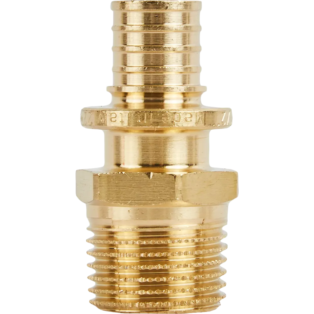 Переходник STOUT 16×1/2" для трубопроводов из никелированной латуни 82197775 STLM-0021686 - Вид №2