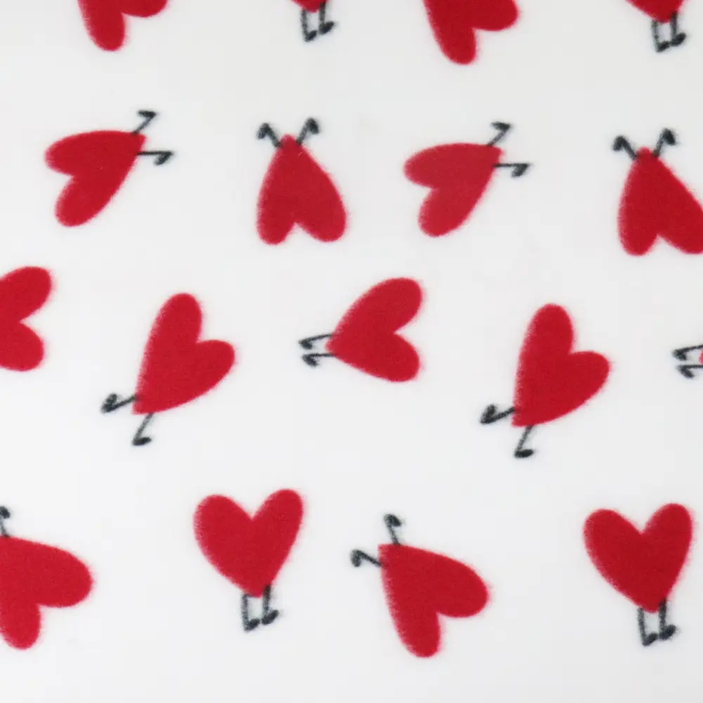 Плед Ti amo 130x170 см флис цвет белый Ardenza Нет STLM-2061881 - Вид №1