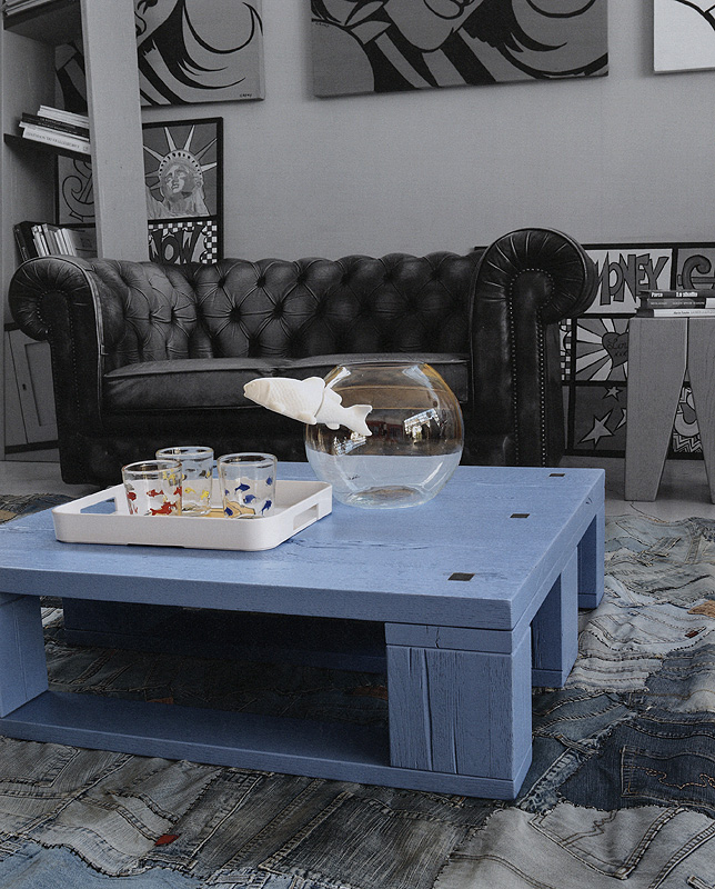 Стол журнальный Pallet DEVINA NAIS TN80PL Eclettica