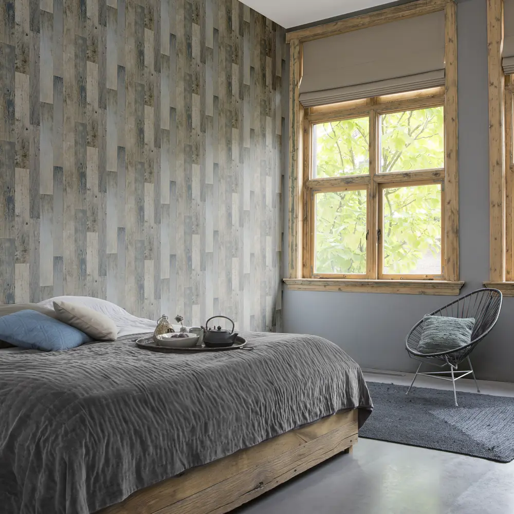 Обои флизелиновые Rasch Factory III коричневые 941623 0.53 м STLM-2122203 - Вид №3