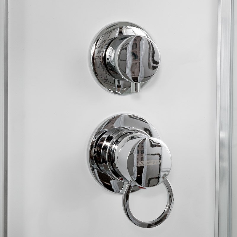 L 908 с гм. и эл. Душевая кабина DETO Серия L ЕМ2790 с гидромассажем (гм.) - Вид №22