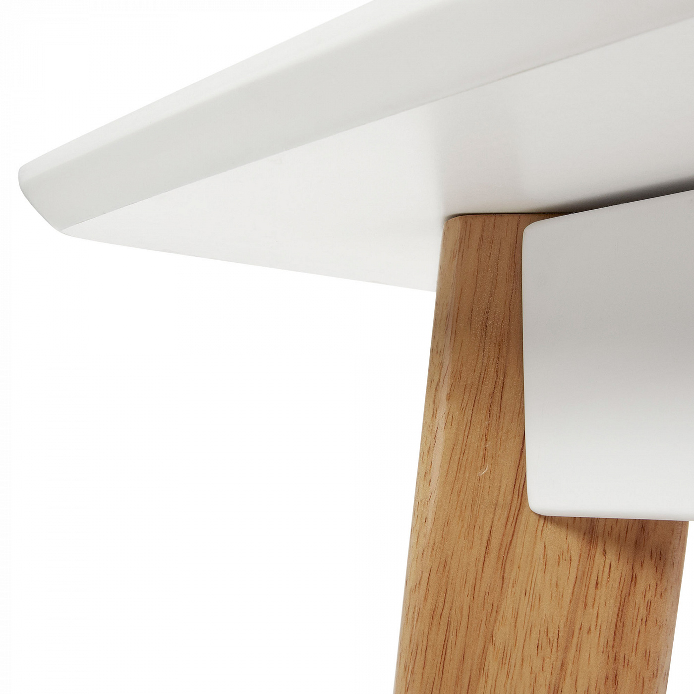 023493 Стол обеденный Meety 160(200)x90 белый La Forma Melan 