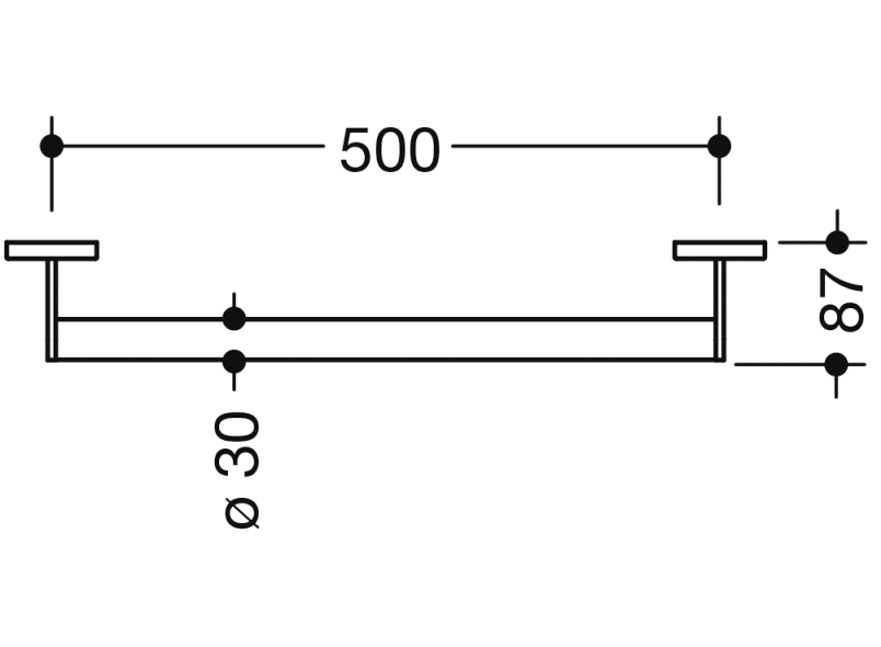 900.36.03240 ручка для захвата HEWI System 900 - Вид №2