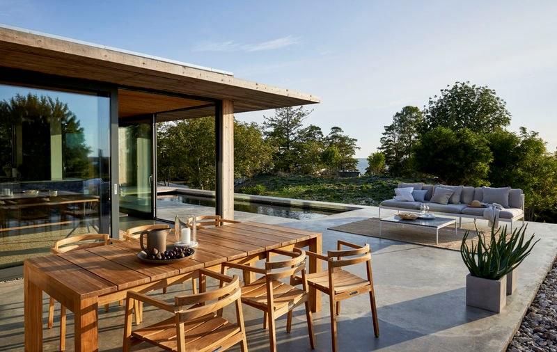 Skargaarden Модульное садовое кресло из ткани sunbrella® Bönan sun-id-1403812 - Вид №3