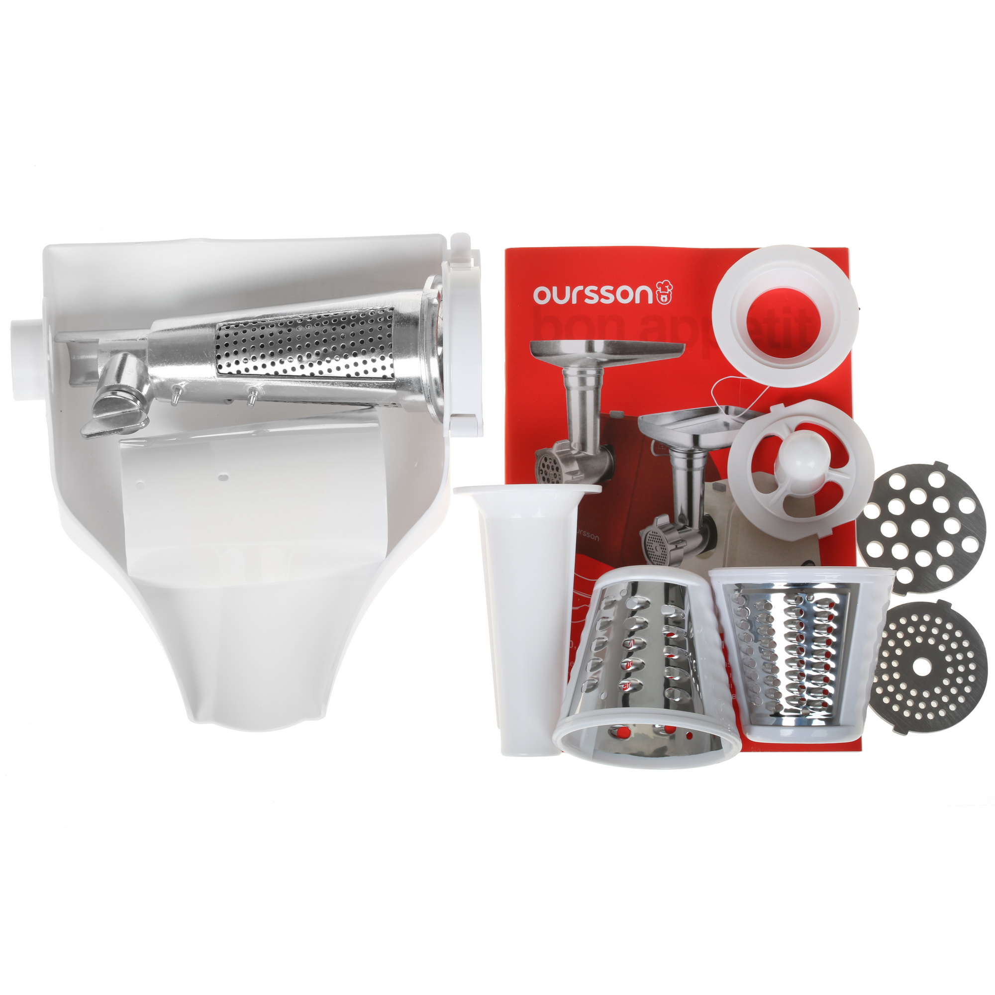 8122847 Мясорубка электрическая Oursson MG5530/RD красный STDN-0135240 - Вид №7