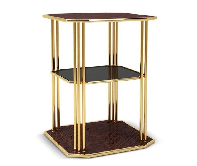 Porustudio Журнальный столик из латуни для гостиной sun-id-1477401 - Вид №3