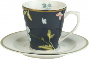 Кофейная пара эспрессо LAURA ASHLEY Midnight Uni, 90мл