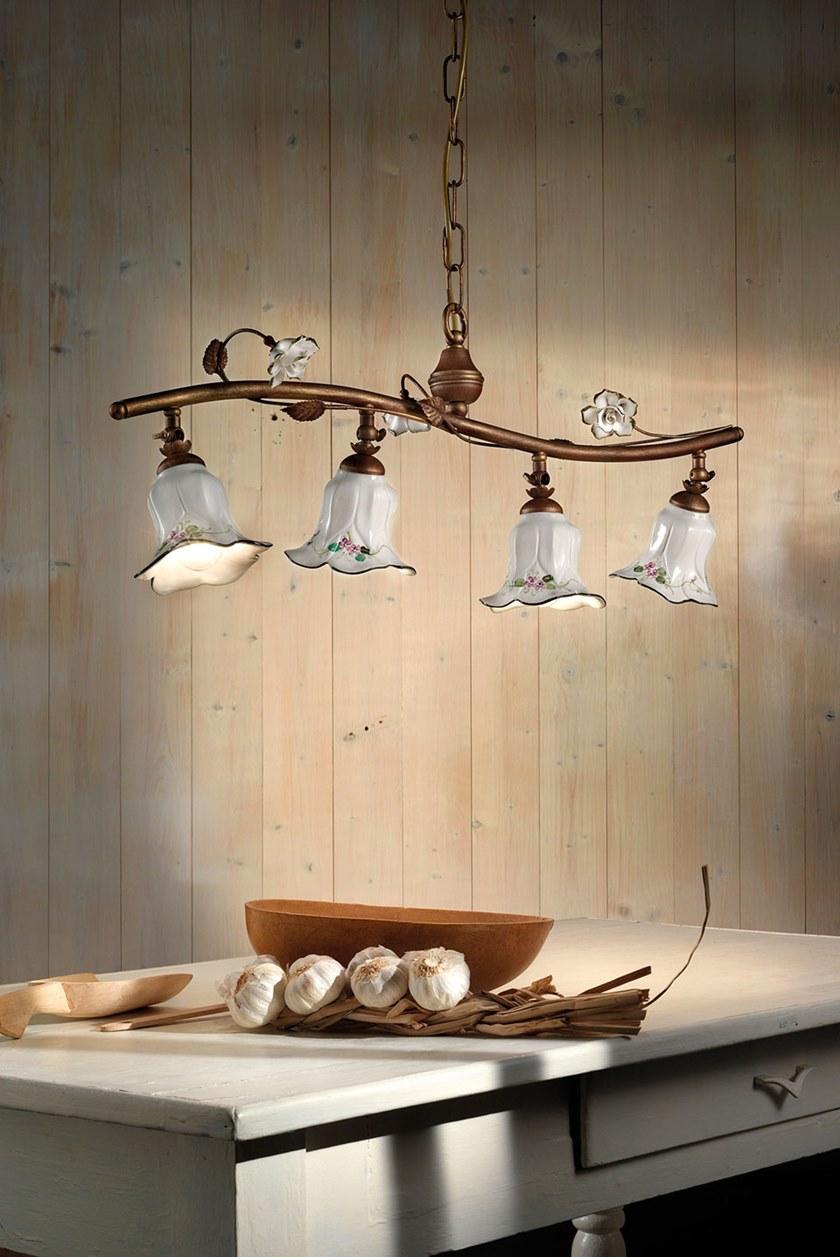 FERROLUCE Регулируемая керамическая люстра Pisa C1207-4 - Вид №1