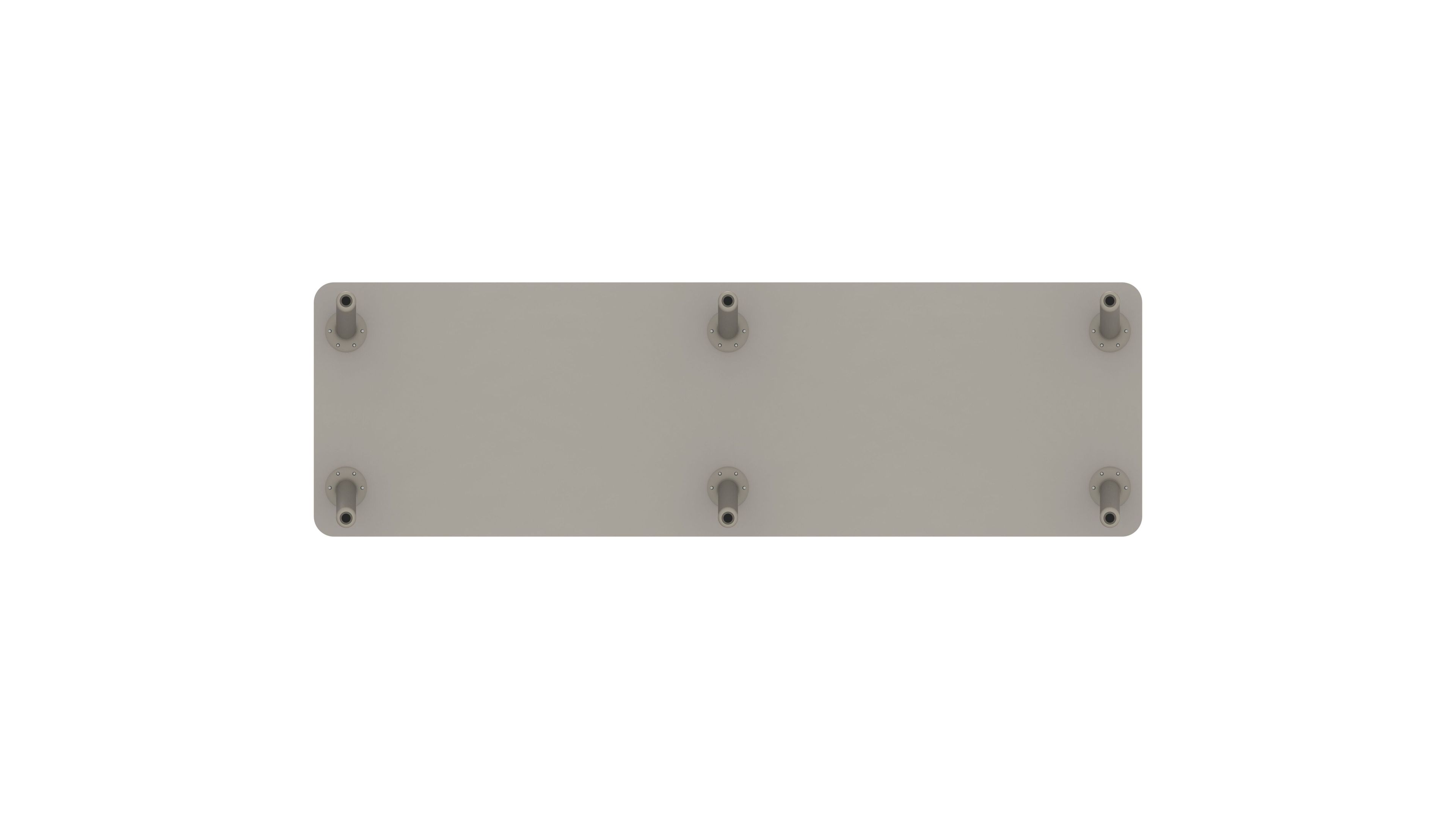 Прямоугольный стол из композитного материала и алюминия FUNCTIONALS MONOLITE ARCH-00136873 - Вид №70