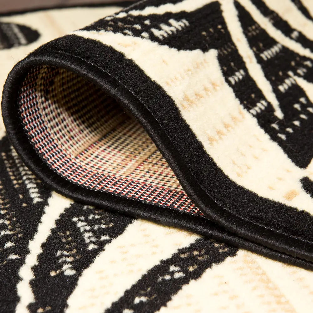 Ковер полипропилен Лагуна D160 KS 80x150 см цвет черный MERINOS STLM-2208735 - Вид №2