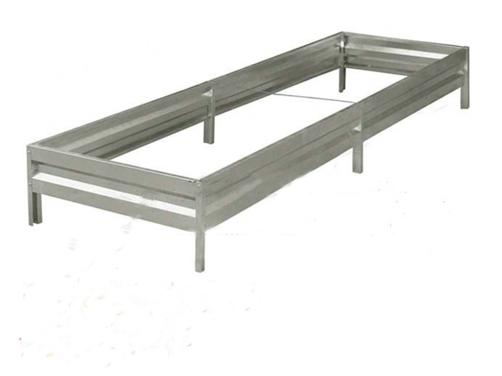 Грядка оцинкованная 0,8*3,0 м, высота 20 см ГеоПластБорд GPBST-136 - Вид №1