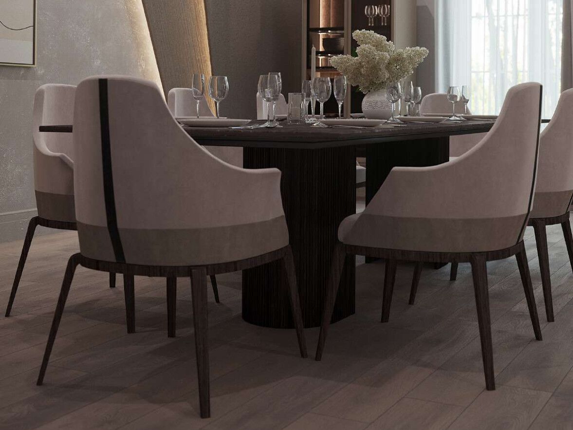 Мраморный прямоугольный обеденный стол EUPHORIA LUX ARCH-00096516 - Вид №2