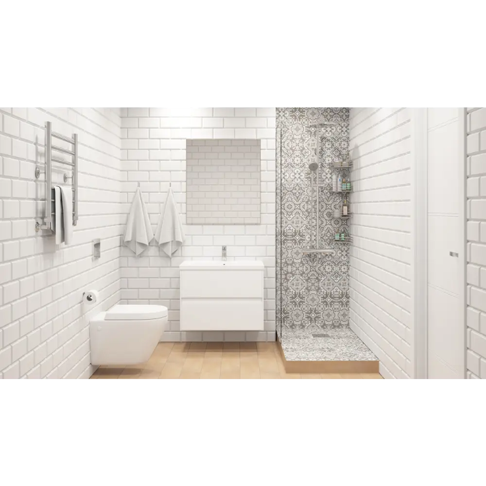 Керамогранит «Патч» 60x15 см 1.36 м2 цвет серый BELANI STLM-2016694 - Вид №5