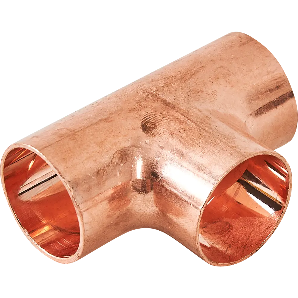 Тройник Hailiang ø22 мм медь STLM-2105159