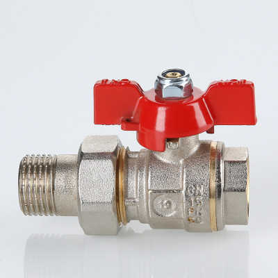 S.227.07 Кран шаровой ENOLGAS BASIC с полусгоном Valtec 1 1/4"  - Вид №8