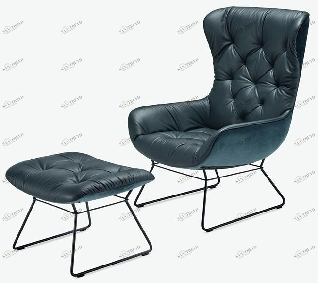 Freifrau Стеганое кресло с подлокотниками Leya sun-id-1447019