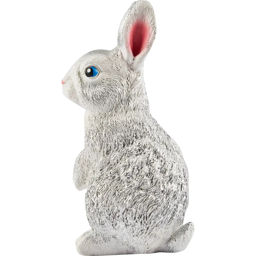 Копилка Зайчик серебряная гипс Santreyd STLM-2102462 - Вид №3