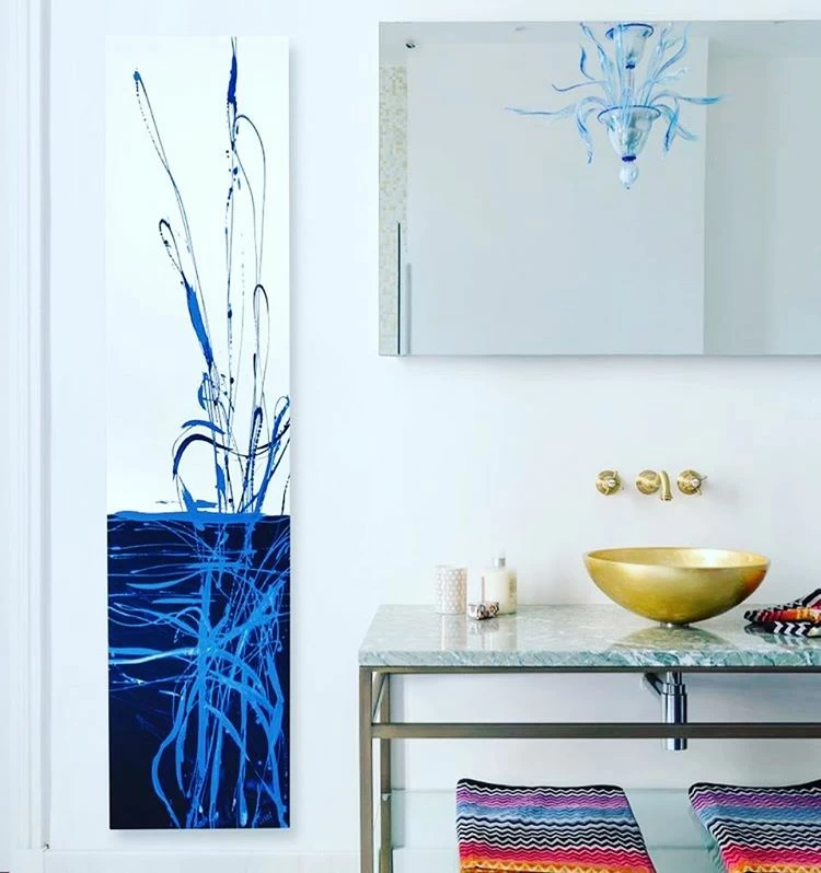 Водяной радиатор 210 x 60 cm Dune bleu Cinier 1112 Вт sun-id-1218110 - Вид №1