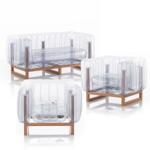 MOJOW Деревянная садовая мебель Yomi Eko Прозрачный SY2FY1CYCB01TR