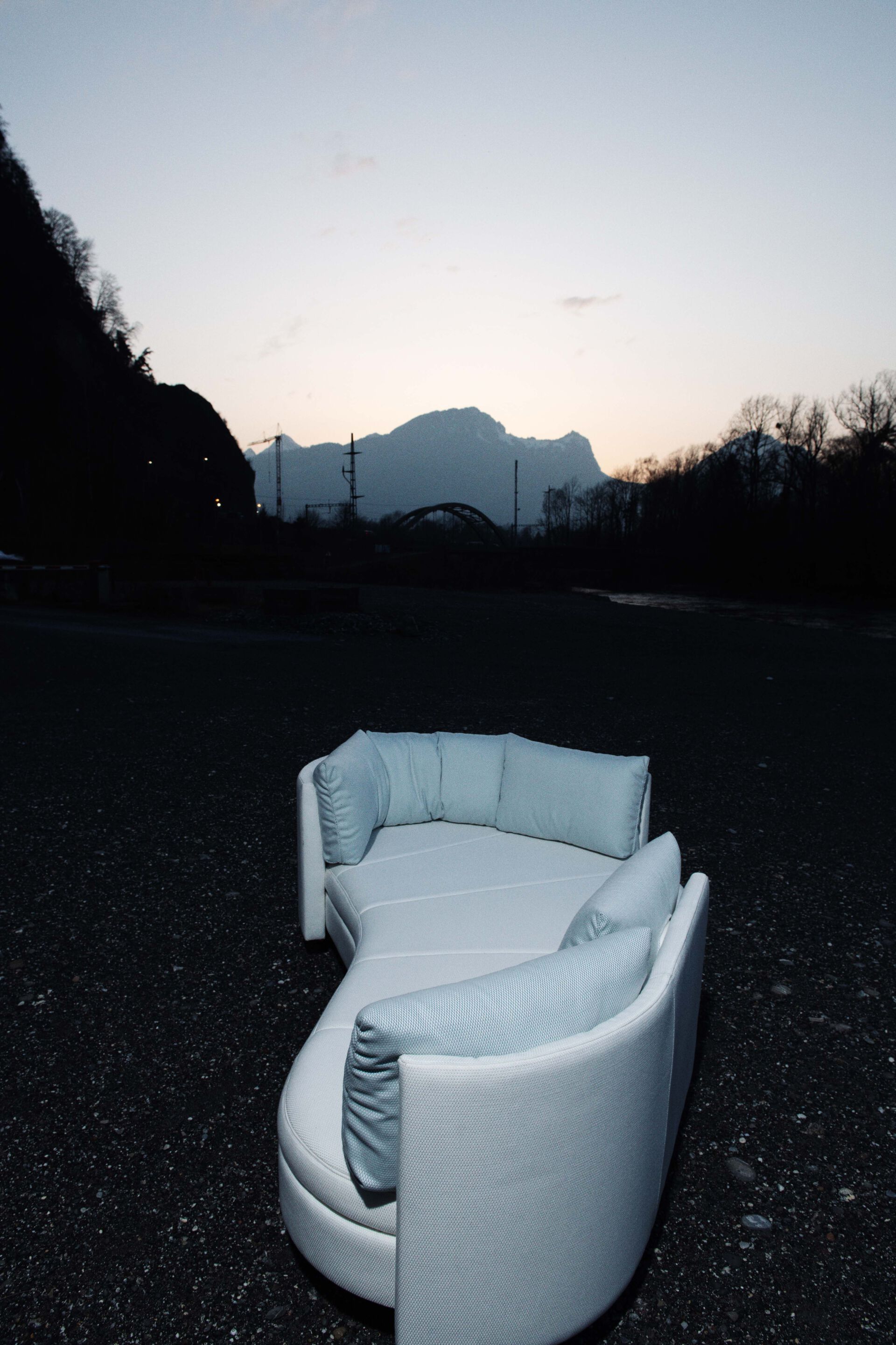 Sunbrella®изогнутый садовый диван de Sede DS-164 ARCH-00063000 - Вид №6