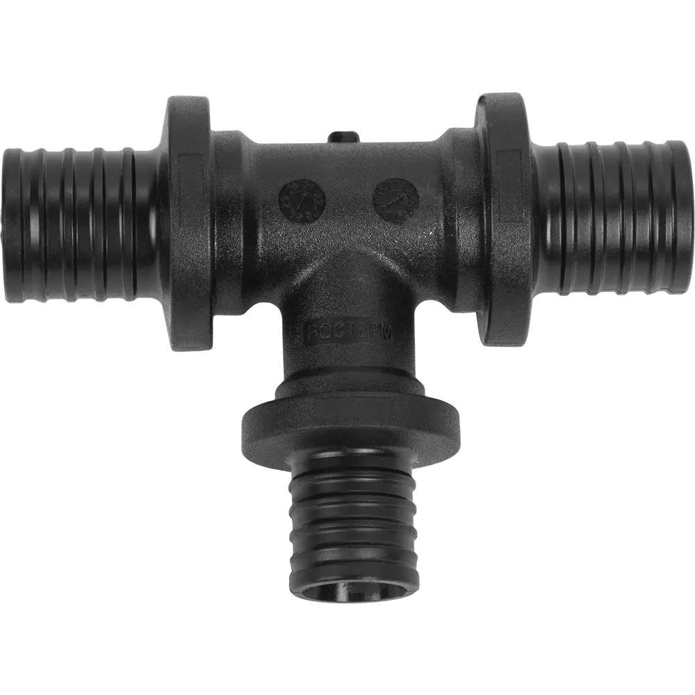Тройник переходной РОСТЕРМ 20×16×20 мм PPSU для систем отопления и водоснабжения 82107706 STLM-0019117 - Вид №1