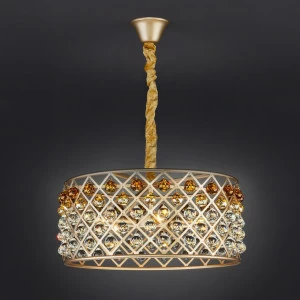 Подвесная люстра Bogates Perline 307/5 Strotskis BOGATES ДИЗАЙНЕРСКИЕ, PERLINE 312430 Желтый