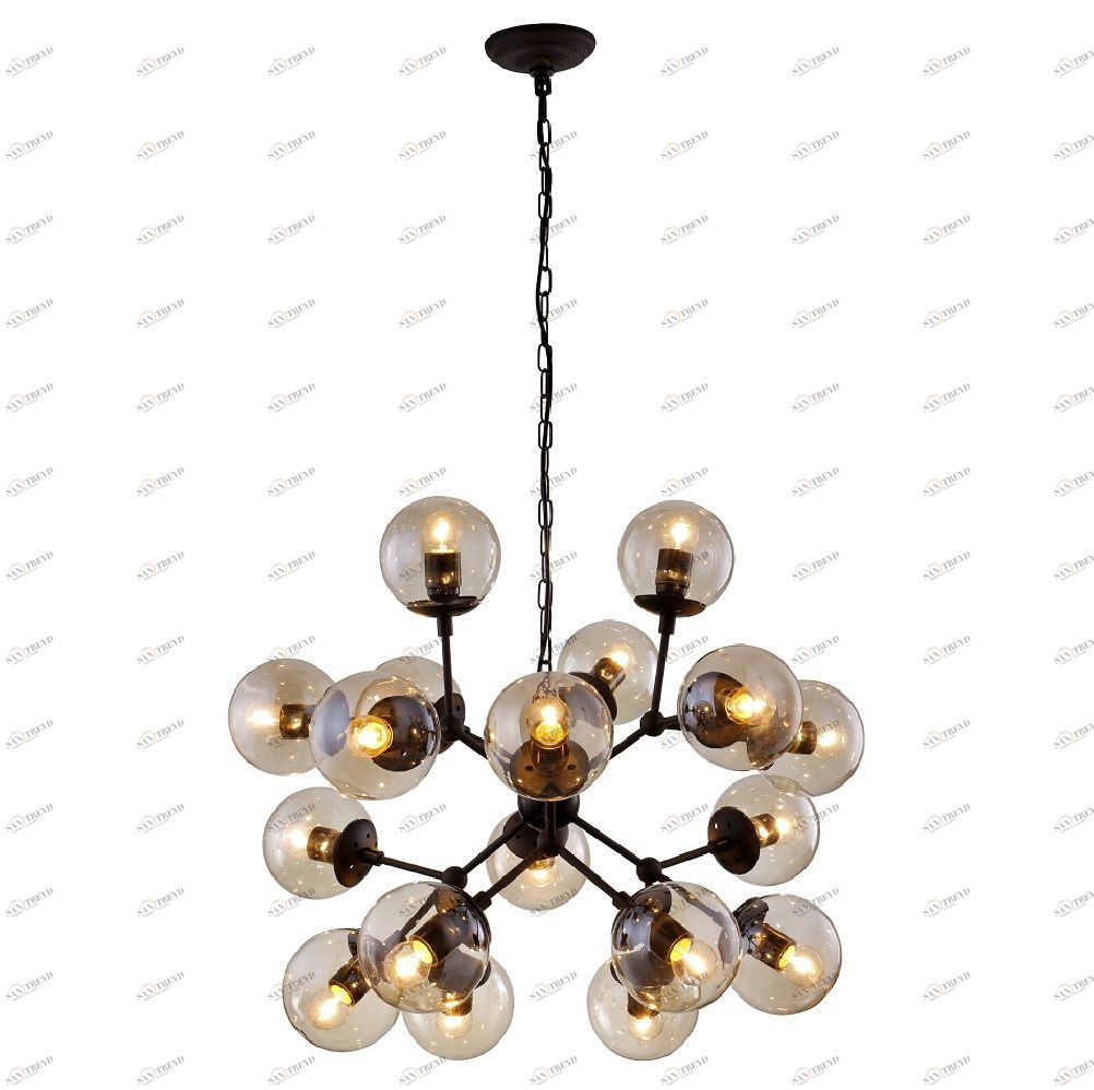 Подвесная люстра Crystal Lux Medea SP18 коричневая CRYSTAL LUX ДИЗАЙНЕРСКИЕ, MEDEA, ШАР 059447 Коричневый 