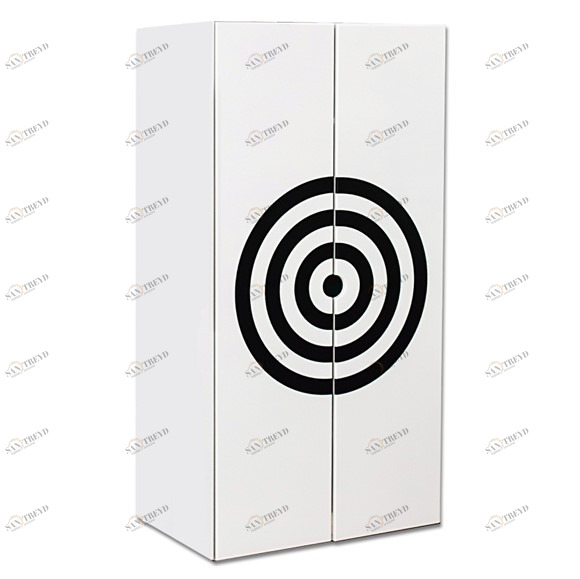 Шкаф двухдверный детский малый "Продленка" МАНДАРИН ПРОДЛЕНКА 178748 Белый Santreyd 