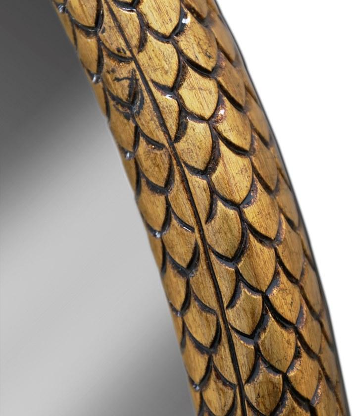 KOKET Зеркало сусальное золото в раме Serpentine sun-id-1464560 - Вид №5