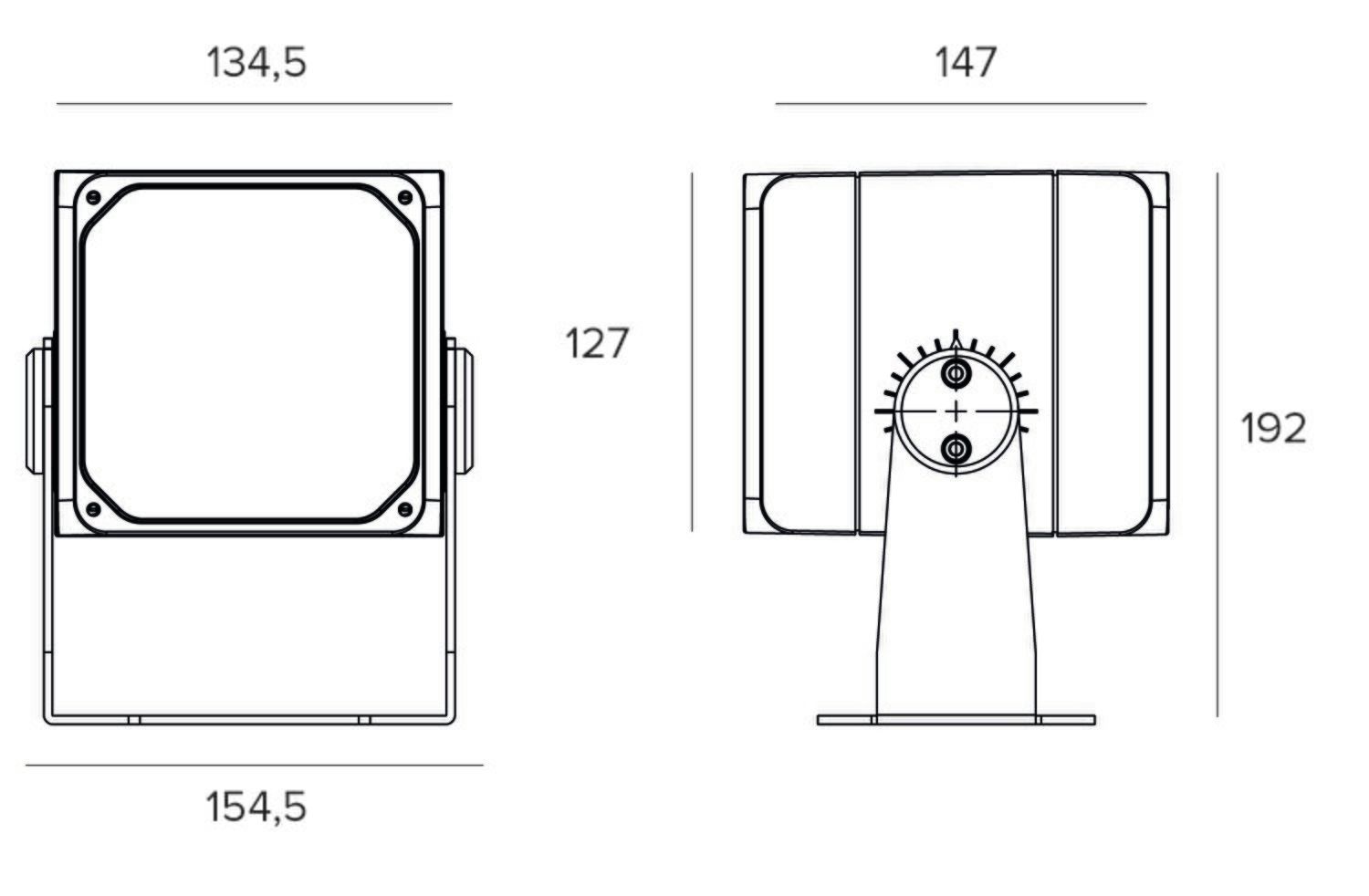 Открытый регулируемый светодиодный прожектор TARGETTI DART MEDIUM ARCH-00145489 - Вид №5