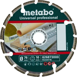 Диск алмазный сегментированный универсальный Metabo, 626873000, 76x10 мм 88111041 STLM-2127073