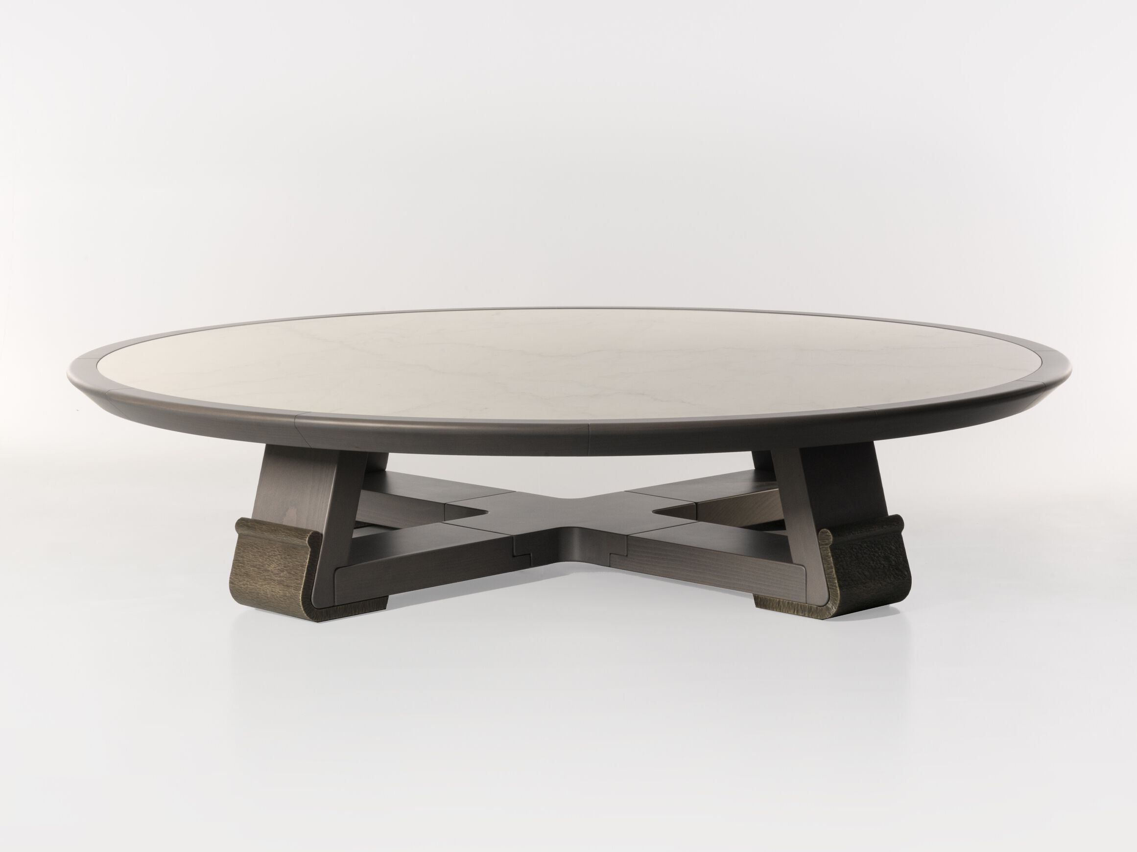 Круглый журнальный столик из бука Lorenzo Tondelli Орасио ARCH-00101508