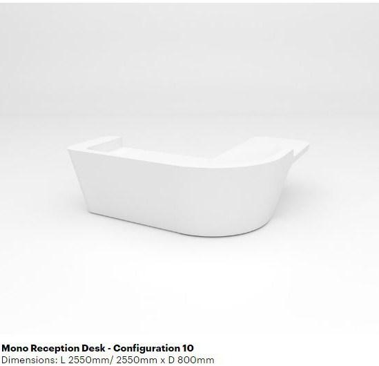 Isomi Стойка администратора для модульного офиса из твердой поверхности Mono sun-id-1428660 - Вид №11