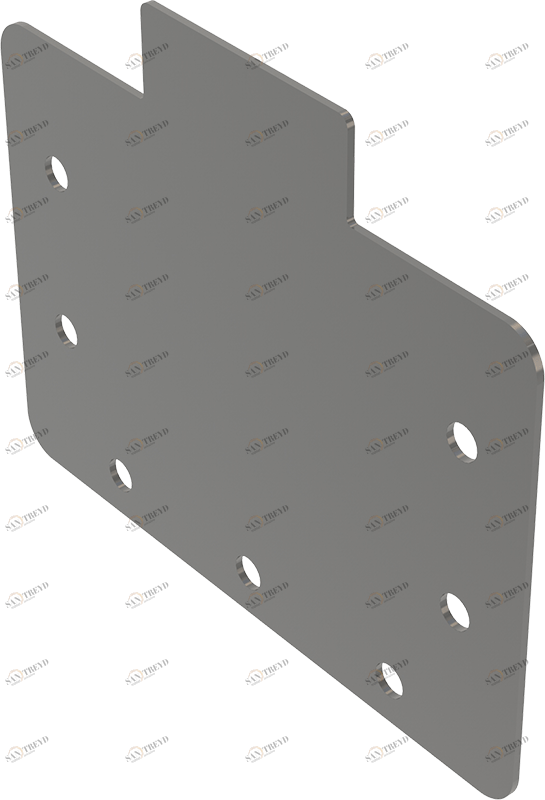 Торцевая заглушка для щелевого желоба AISI 316L ALCAPLAST APR2P010