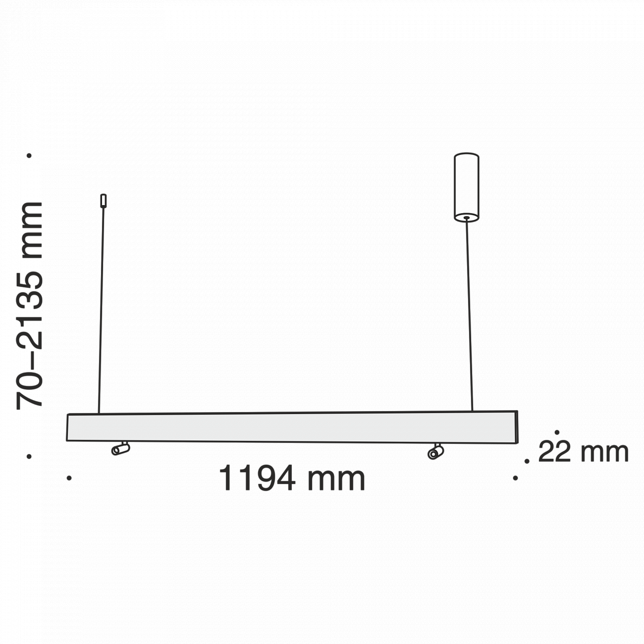 Светильник подвесной светодиодный на 3 лампы белый Puntero P068PL-L27W4K TECHNICAL PENDANT 00-3957071 Белый  - Вид №6