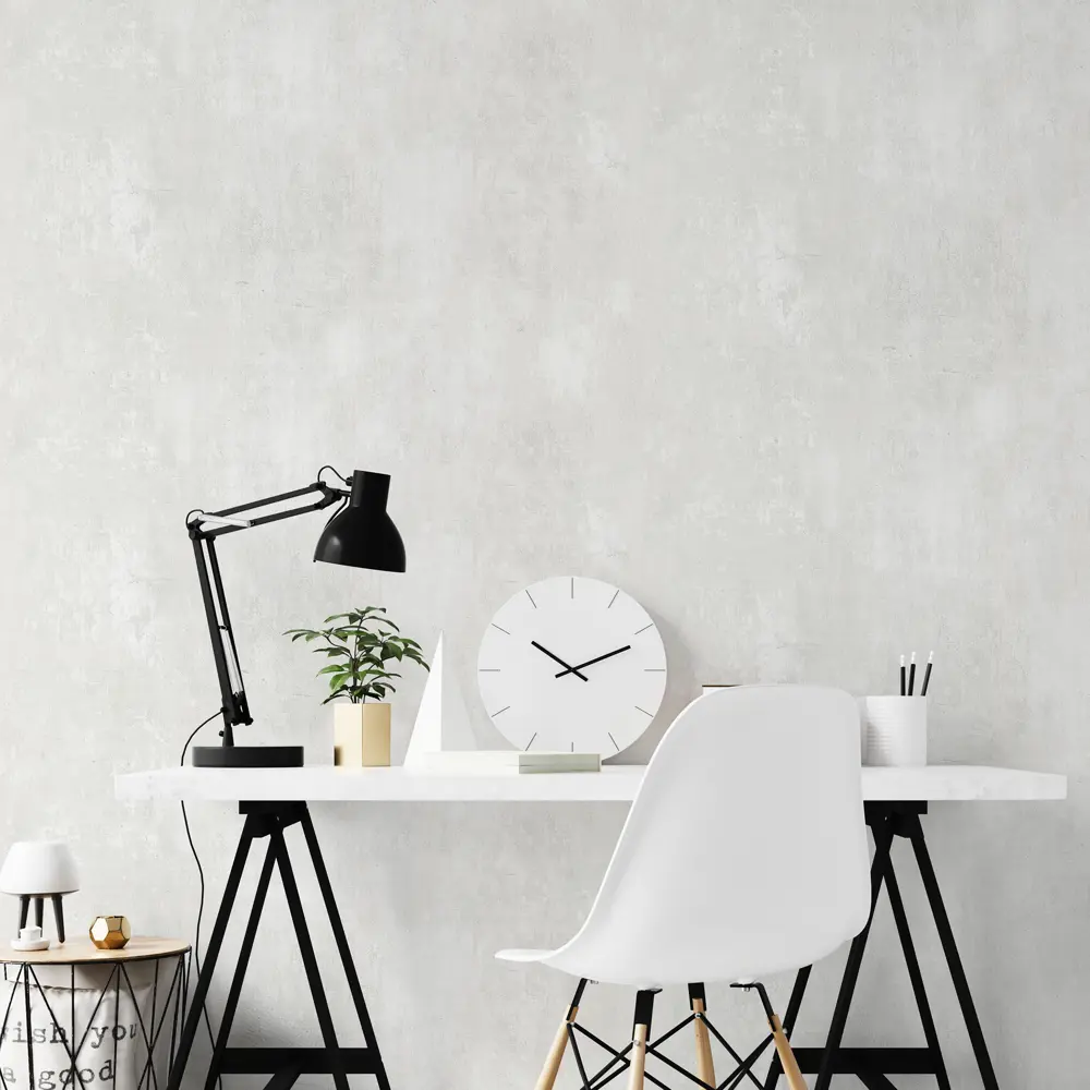 Обои флизелиновые Wall Decor Лофт белые 1.06 м 75307-12 STLM-2074537 - Вид №2