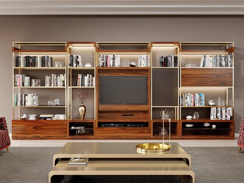 Jetclass Модульный открытый книжный шкаф с подставкой под телевизор Weston Jwt212f, jwt212f.1 - Вид №1