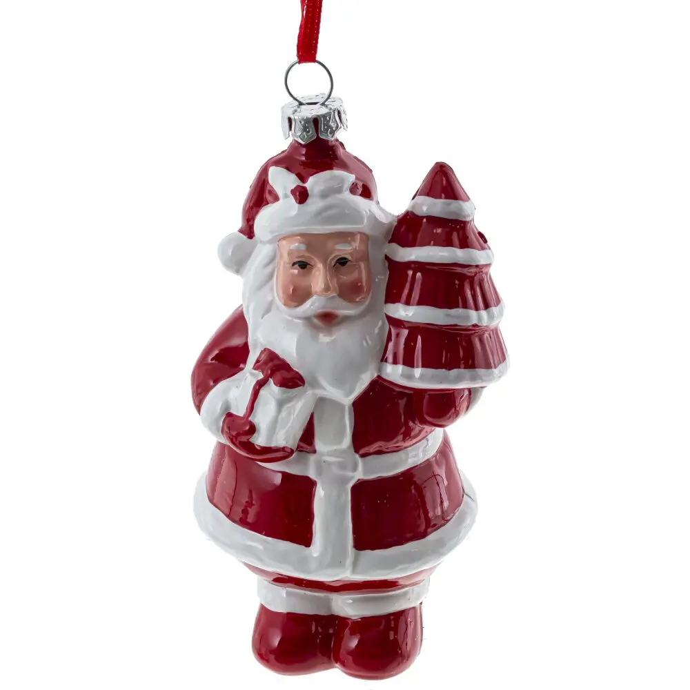 89378988 Украшение елочное «Дед Мороз», 934603 12x7x6.2 см, цвет красно-белый STLM-1540761 Santreyd 