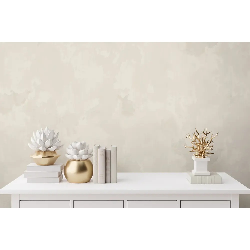 Ateliero Scarlett - флизелиновые обои бежевые с эффектом штукатурки 89409070 STLM-1575272 - Вид №4