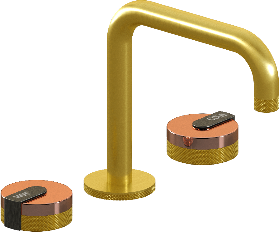 E-11511-R1RG-L1BOX-BB Смеситель для умывальника на 3 отвертия GRAFF MOD+